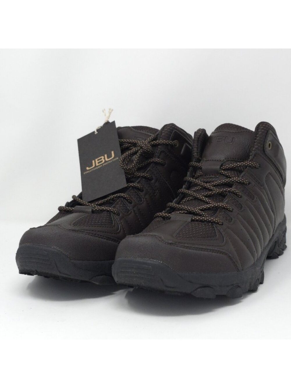New JBU Torrence Brown Water Resistant Lace-Up Hiking Boots Men’s 10M